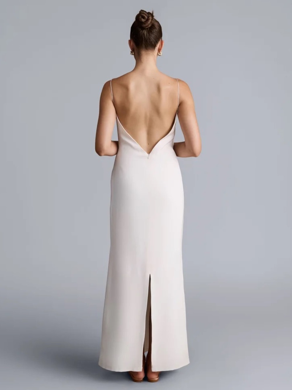 Lola Varma 100% Silk Vincent Slip Gown - Picture 2 of 8